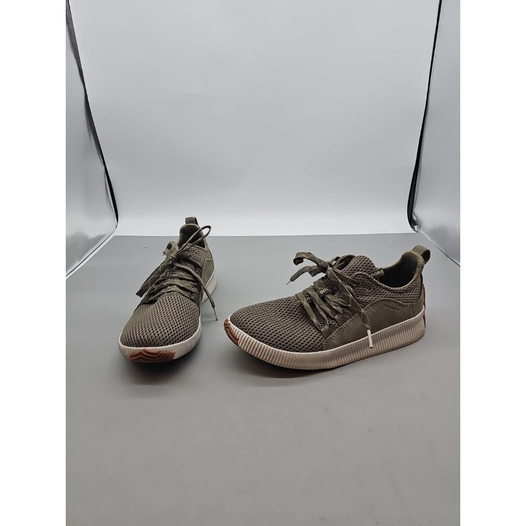 Sorel Out N About Iii Womenâs Sneakers Waterproof Stone Green Us 8